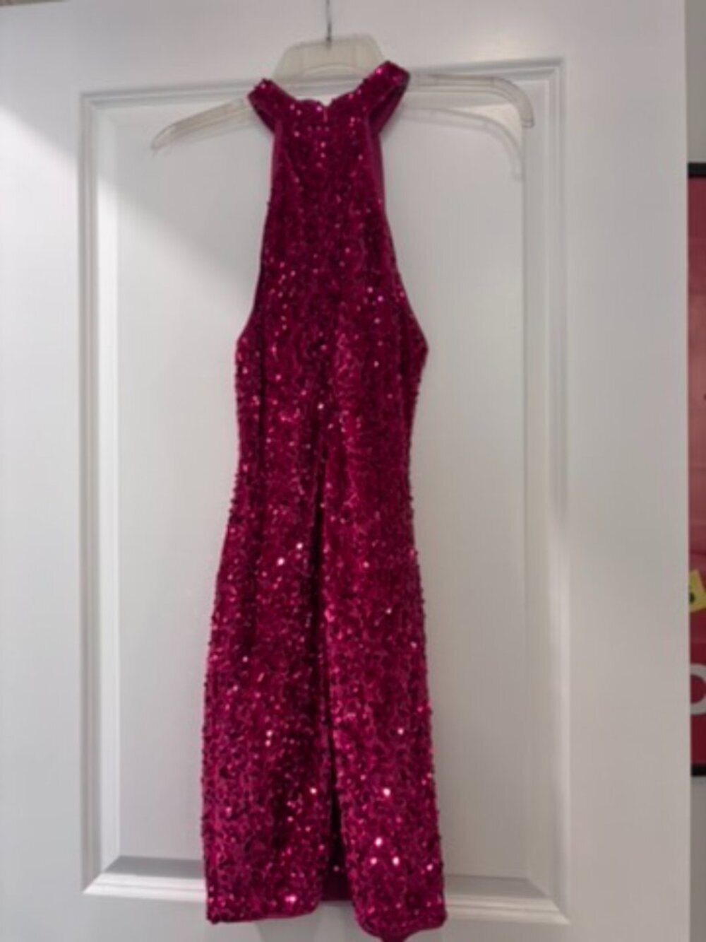 SHEIN Sequin Halter Bodycon Dress - Picture 6 of 9